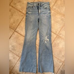 American Eagle Outfitters super high waisted Flare Jeans